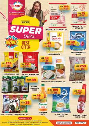 Fresh Deals In MR Hypermarket Calicut